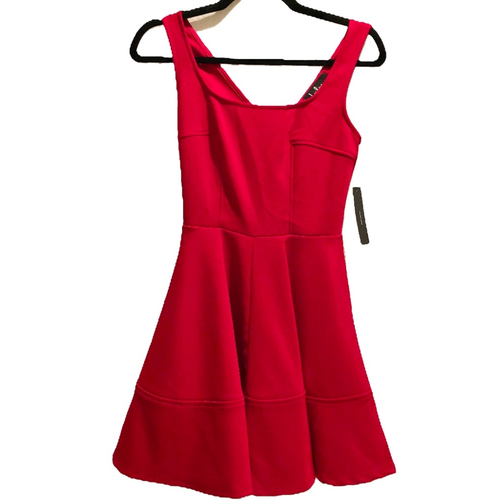 Red Lulu's Mini Dress